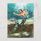 Mermen Postcard Postkarte (Vorderseite)