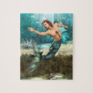 Mermen-Puzzlespiel Puzzle