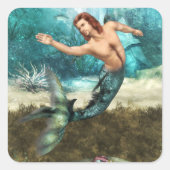 Mermen Stickers (Vorderseite)