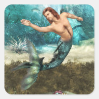 Mermen Stickers
