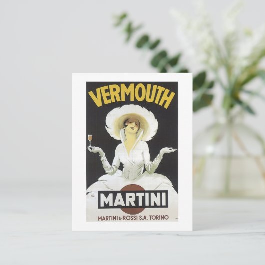 Mermouth Martini Postkarte (Stehend Vorderseite)