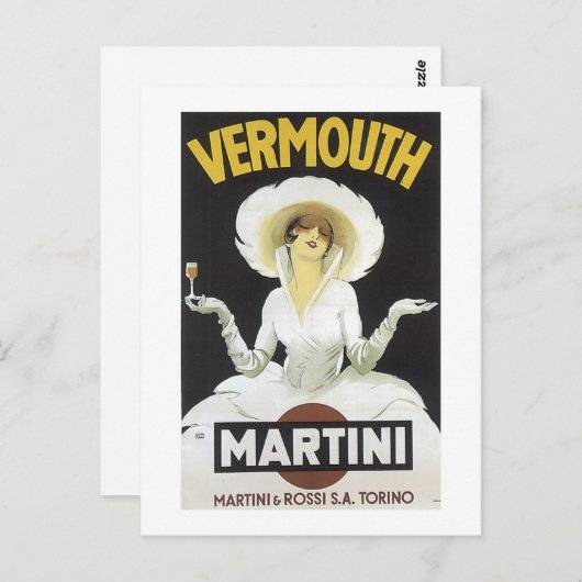 Mermouth Martini Postkarte (Vorne/Hinten)