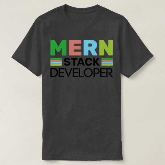 MERN Stack Developer 1 T-Shirt (Design vorne)