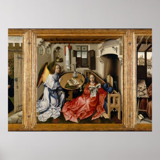 Merode-Altar von Robert Campin Poster (Vorne)