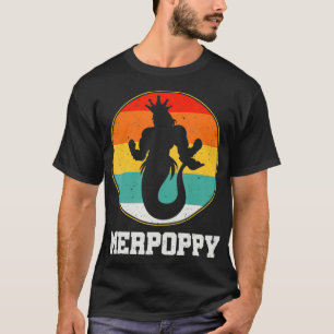 Merpoppy Security Merman Mermaid Grandpa Fish Gran T-Shirt
