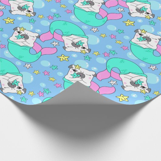 Merpug/Pugmaid Geschenkpapier (Ecke)