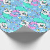 Merpug/Pugmaid-Wrapping Paper Geschenkpapier (Ecke)