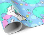 Merpug/Pugmaid-Wrapping Paper Geschenkpapier (Rolleneckpunkt)