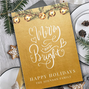 Merre und helle Typografie Gold Imitate Foil