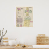 Merriam, Altamont, Montana, Mound Valley, Kansas Poster (Küche)