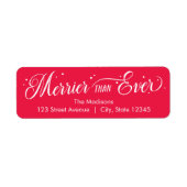 Merrier als je EDITABLE COLOR Urlaubsadresse (Vorne)