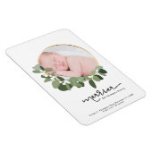 Merrier Christmas Baby Geburtserklärung Magnet (Rechte Seite)