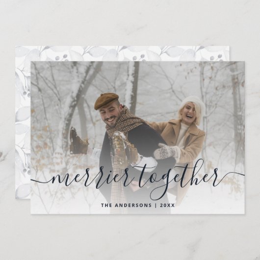 Merrier Gemeinsam Botanisches Frohe Weihnachten (Vorne/Hinten)