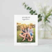 Merrier Together Family Foto Festliche Weihnachten (Stehend Vorderseite)