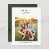 Merrier Together Family Foto Festliche Weihnachten (Vorne/Hinten)