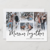 Merrier Together Foto Collage Weihnachten (Vorderseite)