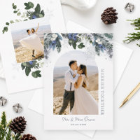 Merrier Together Silver Green Winter Floral