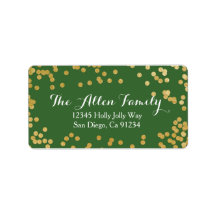 Merriest Christmas Address Label