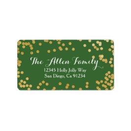 Merriest Christmas Address Label Adressaufkleber