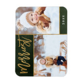 Merriest Imitate Golden Fossil 2 Foto Urlaub Magnet (Vertikal)