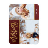 Merriest Imitate Golden Fossil 2 Foto Urlaub Magnet (Vertikal)