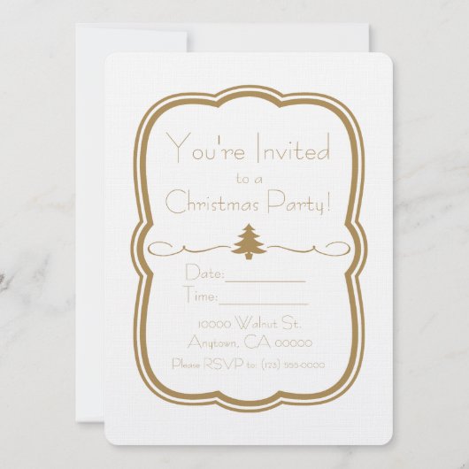 Merriest of Holiday Parties Einladung (Rückseite)