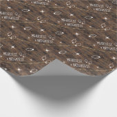 Merriest Rustic Twinkle Weihnachtsbeleuchtung Must Geschenkpapier (Ecke)