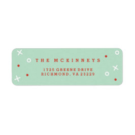 Merriise Christmas Holiday Address Label