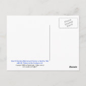 Merrill Gardens Postkarte (Rückseite)