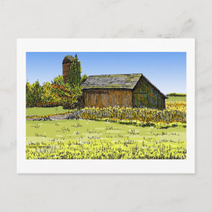 Merrillville Barn Postkarte