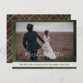 Merrily Ever Nach Neuvermählten Weihnachten grünes (Vorne/Hinten)