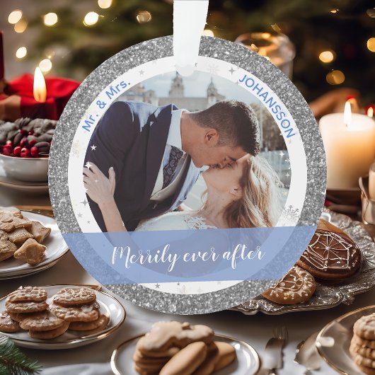 Merrily immer nach dem 1. Weihnachten als Mr. und  Ornament