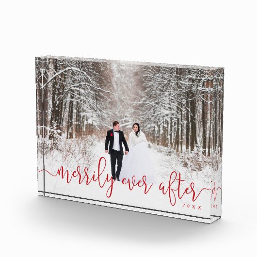 Merrily immer nach | Hochzeit Fotoblock (Rechts)