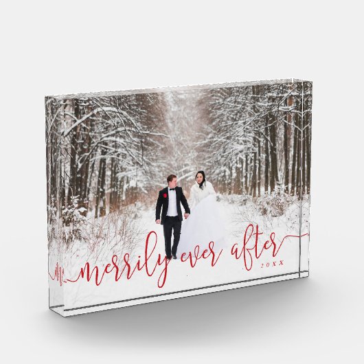 Merrily immer nach | Hochzeit Fotoblock (Links)