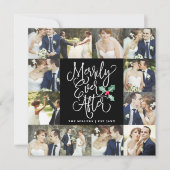 Merrily immer nach Hochzeitstag 12 Fotokarte Einladung (Vorderseite)