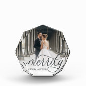 Merrily immer nach | Weihnachtsfeiertage Fotoblock (Vorderseite)
