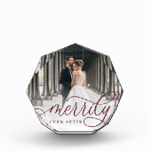 Merrily immer nach | Weihnachtsfeiertage Fotoblock (Vorderseite)