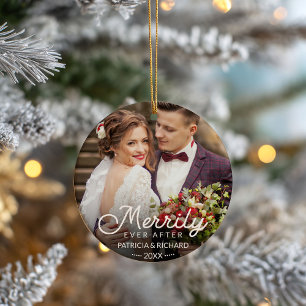 Merrily jemals nach neuem Weihnachten Keramik Ornament