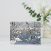 Merrimack im Winter Postkarte (Stehend Vorderseite)
