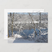 Merrimack im Winter Postkarte (Vorne/Hinten)