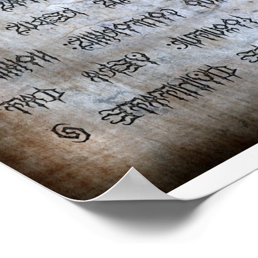 Merrow Details 18x24 Poster (Ecke)