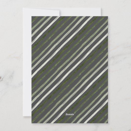 Merry 2 Foto Collage Moderne Grau Weihnachten (Rückseite)