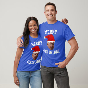 MERRY 4. JULY JOE BIDEN FUNNY T - SHIRT T-SHIRTS