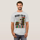 Merry 4. Juni Funny Biden Face T-Shirt (Vorne ganz)