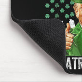 Merry 4. St Patricks Day Leprechaun Hat Mousepad (Ecke)