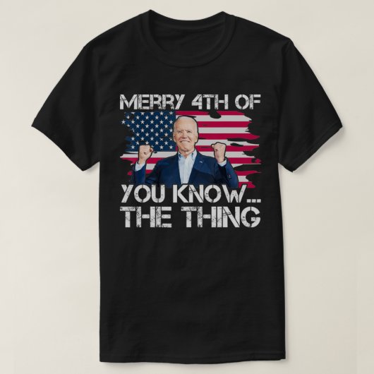 Merry 4. von Ihnen wissen T-Shirt (Design vorne)