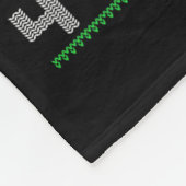 Merry 4th Of Easter Funny Biden Ugly Christmas Swe Fleecedecke (Ecke)