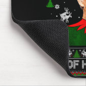 Merry 4th Of Halloween Joe Biden Christmas Ugly Sw Mousepad (Ecke)