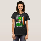 Merry 4th of St Patrick's Day Joe Biden Leprechaun T-Shirt (Vorne ganz)