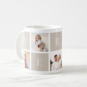 MERRY 5 Foto Neutraler Weihnachtsurlaub Kaffeetasse (Vorderseite Links)